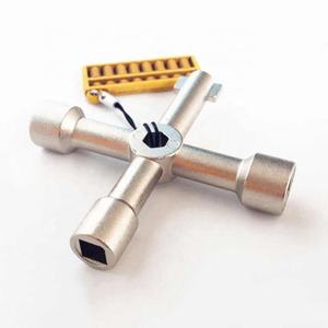 Clé triangulaire universelle multifonction 4 en 1, clés <span class=keywords><strong>de</strong></span> <span class=keywords><strong>plombier</strong></span> triangulaires pour compteurs <span class=keywords><strong>de</strong></span> gaz et d'électricité, armoires, purge <span class=keywords><strong>de</strong></span> radiateurs - Product Image 5