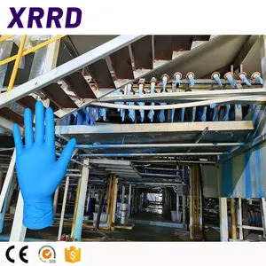 Ligne de production de machine de trempage de gants de travail de protection du travail en nitrile machine d'essai de gants