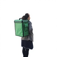 Sac à dos isotherme souple pour livraison de repas chauds et froids, idéal pour les fêtes, la restauration et les services de livraison (type Doordash), parfait pour les pizzas