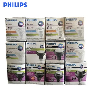 Ampoule LED basse tension <span class=keywords><strong>PHILIPS</strong></span> 12V MR16 pour projecteur paysager, insert à broches bulles 5CM, lumière blanche/jaune - Product Image 2