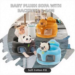 Canapé pour enfants en peluche avec dossier anti-chute, rembourrage en coton PP, réglable, pour apprendre à s'asseoir, adapté aux bébés de 2 à 4 ans - Product Image 2