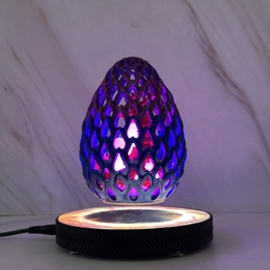 Magnetic Levitating Dragon Egg Lamp 3D Hollow Floating LED Night <b>Light</b> for Home Decor & Gifts - Product Image 4