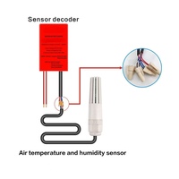 Décodeur d'irrigation intelligent en plastique avec contrôle WIFI, surveillance de l'environnement du sol et commande de vanne solénoïde pour maison, ferme et serre