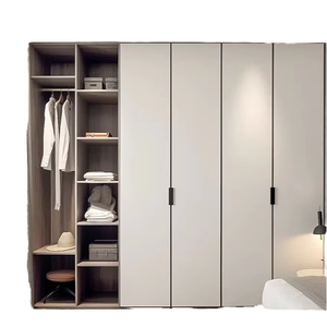 Sistema <span class=keywords><strong>de</strong></span> Armario <span class=keywords><strong>de</strong></span> Dormitorio Moderno <span class=keywords><strong>de</strong></span> Piso <span class=keywords><strong>a</strong></span> <span class=keywords><strong>Techo</strong></span>, Diseño Personalizado, Gran Capacidad, Muebles para el Hogar - Product Image 1