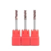 Herramientas de fresado de extremo de brocas de carburo de 4 flautas personalizadas ODM/OEM con revestimiento de Altin/estaño para aplicaciones de corte <span class=keywords><strong>Ing</strong></span> - Product Image 2