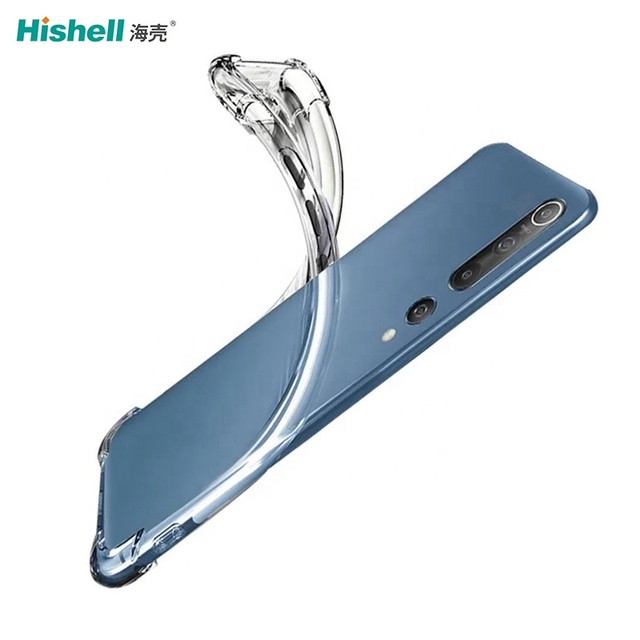 Hot Selling Transparent Clear Soft TPU Anti UV Mobile Cell Phone Back Case Cover for XIAOMI Mi 10 5G