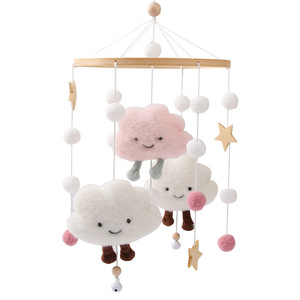 Venta al por mayor de fábrica/OEM: Móvil de madera para <span class=keywords><strong>cuna</strong></span> de bebé, sonajero para cochecito y campana de <span class=keywords><strong>cuna</strong></span> relajante para bebés y niños pequeños - Product Image 5