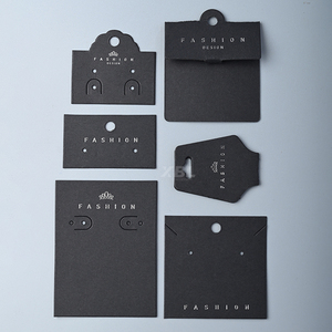 Thấp moq tùy chỉnh thân thiện với môi thẻ giấy hiển thị cho vòng vòng Vòng cổ trang sức đa dạng bao bì thẻ - Product Image 4