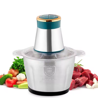 Pencacah Daging Kecil 2l 3l Laris Manis, Mesin Penggiling Daging Terbaik, Penggiling Daging Listrik Stainless Steel, Pemotong Daging untuk Dapur