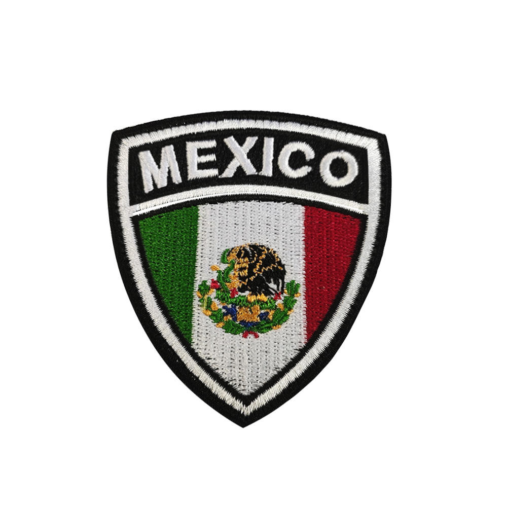 Bandera en forma de escudo V01795-1 (México)