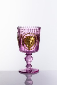 Gobelet à vin rouge pressé multicolore à motif de tête de <span class=keywords><strong>lion</strong></span> en relief, plaqué à la main pour une utilisation quotidienne à la maison ou lors de fêtes - Product Image 6