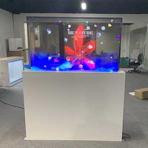 55-inch 4K <span class=keywords><strong>OLED</strong></span> trong suốt màn hình cảm ứng hiển thị tầng đứng quảng cáo kỹ thuật số biển cho thang máy - Product Image 3