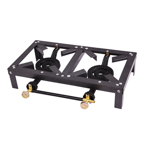 C02B Table <span class=keywords><strong>de</strong></span> <span class=keywords><strong>cuisson</strong></span> à gaz <span class=keywords><strong>en</strong></span> fonte à 2 brûleurs, poêle à flamme <span class=keywords><strong>en</strong></span> acier d'<span class=keywords><strong>angle</strong></span> pour l'extérieur et la maison, économe <span class=keywords><strong>en</strong></span> énergie, classe a pour les hôtels - Product Image 2