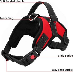 Manufacturer Wholesale Reflective Breathable Multi-design Big Pet <b>Dog</b> <b>Harness</b> - Product Image 2