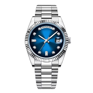 25mm Luxury Unisex Stainless Steel Sapphire Crystal Diver Hip Hop Customized LOGO Analog Automatic Mechanical <b>Smart</b> Watch 20BAR - Product Image 1