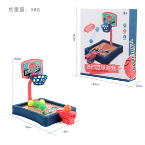 Lapangan Basket Mini Portabel Dalam Ruangan untuk Anak-Anak, Permainan Papan Interaktif Orang Tua-Anak, Mainan Tembak Jari dengan Ketapel Plastik - Product Image 6