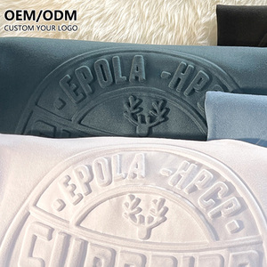 High Quality Cotton Emboss Tee <b>Shirt</b> Oversized Plain O Neck <b>Men's</b> T-<b>shirts</b> Custom 3d Embossed Printing Logo Tshirt for <b>Men</b> - Product Image 1