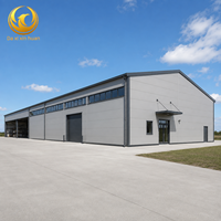 Almacén de Estructura de Acero Prefabricado de Espacio Abierto, Aislado y Resistente a la Intemperie, Taller Metálico, Garaje, Kit de Construcción Industrial