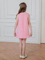 Robe de Fête d'Anniversaire pour Enfants, Boutique, avec Fleurs 3D Appliquées, Ligne A, Qualité Spectacle, Modèle Fillette