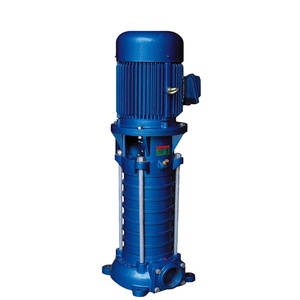 Pompe centrifuge haute température résistante 80°, verticale, multi-étages, avec joint anti-fuite, moteur triphasé haute performance, modèle VMP - Product Image 1