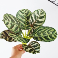 Tanaman Canna Lily Daun Buatan 3D Dicetak, Tanaman Pot Simulasi Tinggi untuk Dekorasi Rumah