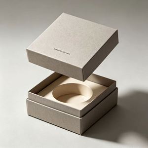 FX Custom Two Piece Recyclable Rigid <b>Box</b> with Magnetic Closure <b>Removable</b> Tray Logo Printing for Luxury Retail Product Packaging - Product Image 1