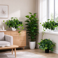 Plantes artificielles en pot LY, mini-plantes artificielles, plantes en plastique pour la maison, le bureau, la salle de bain, décoration verte