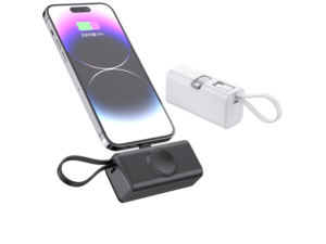 The 5000mAh Multi-Function Power Bank – Magnetic Wireless <b>Charger</b>, Built-in <b>Cables</b>, and Watch <b>Charger</b> All in One Compact Design - Product Image 5
