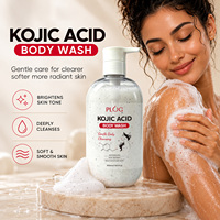 Gel Douche Éclaircissant PLOG à l'Acide Kojique 500ml – Nourrissant, Réduit l'Hyperpigmentation – Marque Blanche, Vente en Gros