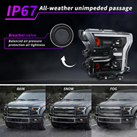 Ensemble de phares LED OEM pour Ford F150 Raptor 2015-2020, DRL Switchback blanc ambre, projecteur, remplacement Plug and Play