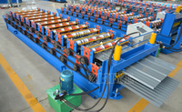 Machine de formage de rouleaux de tôles ondulées à double couche, ligne de production de panneaux de toiture métalliques, ligne de production de tuiles en acier coloré