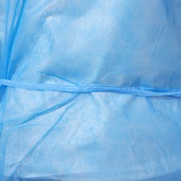 Robes d'isolement médicales jetables bleues translucides à capuche Hubei Haixin avec certification CE pour la vente en gros