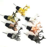 Verseur rapide personnalisé en acier inoxydable, motif Dragon Animal, pour bouteilles d'alcool, liqueurs, vin et shots, avec fonction d'aération