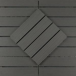 Tarima Exterior Encastrable <span class=keywords><strong>de</strong></span> Plástico Imitación Teca, Baldosas <span class=keywords><strong>de</strong></span> Madera, Suelo Compuesto Copag, Baldosas <span class=keywords><strong>de</strong></span> WPC - Product Image 2