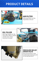 Compresseur d'air respirable haute pression 330 barg pour la plongée et les applications marines