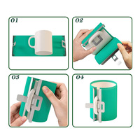 Pince de sublimation SCCFMM pour tasses, enveloppe en silicone pour mugs, pince de fixation réutilisable 3D pour presse à chaud sous vide - pour l'impression de tasses
