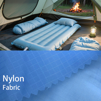 Großhandel Functional Fabric Outdoor Inflating Matratze Stoff Kostenlose Probe 30d 0.3 Grid Ripstop Nylon Stoff
