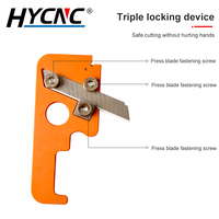 Hycnc High 0.2kg Outil de chanfreinage manuel double usage pour le travail du bois, pour chanfreinage arrondi et à angle droit, pour panneaux PVC et meubles
