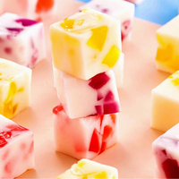 Hete Verkopende Creatieve Melkzuurbacteriën Sap Fruit Snoep Zure Smaakstof Mango Gummy Snoep