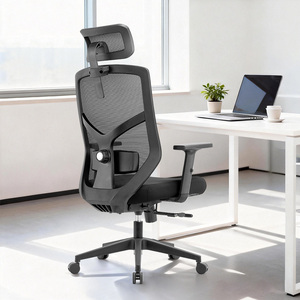 办公椅 网布人体工学办公椅 管理者现代舒适办公家具椅子 旋转式电脑椅 - Product Image 3