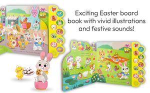 Hot-Selling 10 Buttons Exciting <strong>Easter</strong> Sound <strong>Book</strong> Hard Cover Cardboard Art Eco-Friendly Kids Story Audio <strong>Book</strong> - Product Image 3