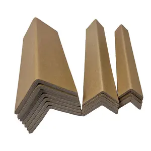 Formato su misura L-forma di carta Kraft angolo cartone Pallet 50x50x4mm Edgeboard angoli di carta spigolo angolo protettore