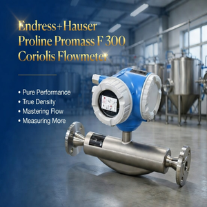 เครื่องวัดอัตราการไหลแบบโคริโอลิส Endress+Hauser Proline Promass F 300 E+H 8F3B40 8F3B80 เซ็นเซอร์วัดความหนาแน่นและการไหล - Product Image 1