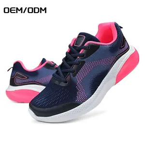 JIAN ER Footwear Factory Lace-up Custom LOGO Zapatillas De Mujer Sport Sneaker Running Shoes For Women