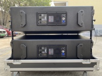 T.I Pro Audio pasivo alimentado line array sistema doble 12 pulgadas 3 vías sistema de sonido DJ concierto equipo de sonido