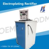 Redresseur 15V 1500A 3 phases 220VAC avec minuterie et compteur d'ampères-heures