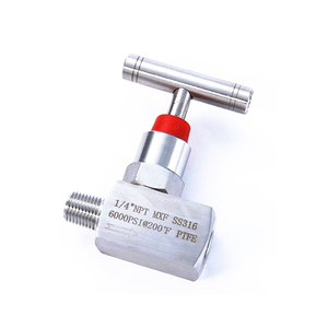 1/2 "6000 PSI thép không gỉ 316 thủy lực kiểm soát dòng chảy van SW kim van - Product Image 3