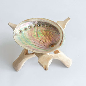 Kit de Incienso de Salvia Blanca y Palo Santo con Soporte de Madera y Concha de Abulón, Salvia Blanca al por Mayor - Product Image 6
