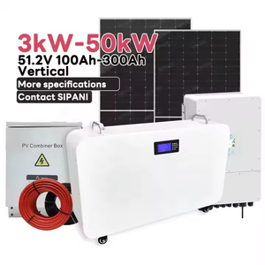 48V Hybrid Grid Solar <b>Energy</b> <b>Storage</b> <b>System</b> LiFePO4 100Ah 200Ah 300Ah 5-10kW Pure Sine Wave - Product Image 5