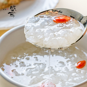 Sheng Er Soupe de Tremella Écologique Alpin Sans Sucre 10g Boisson Chaude Instantanée Lyophilisée Sans Cuisson Tremella Herbacée Oreille de Bois Blanche - Product Image 3